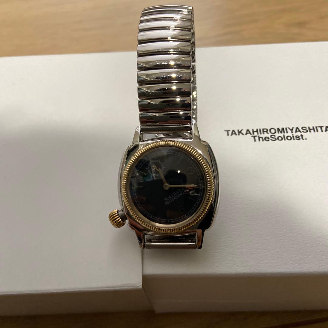 ソロイスト×ヴァーグウォッチ　時計　ブラック