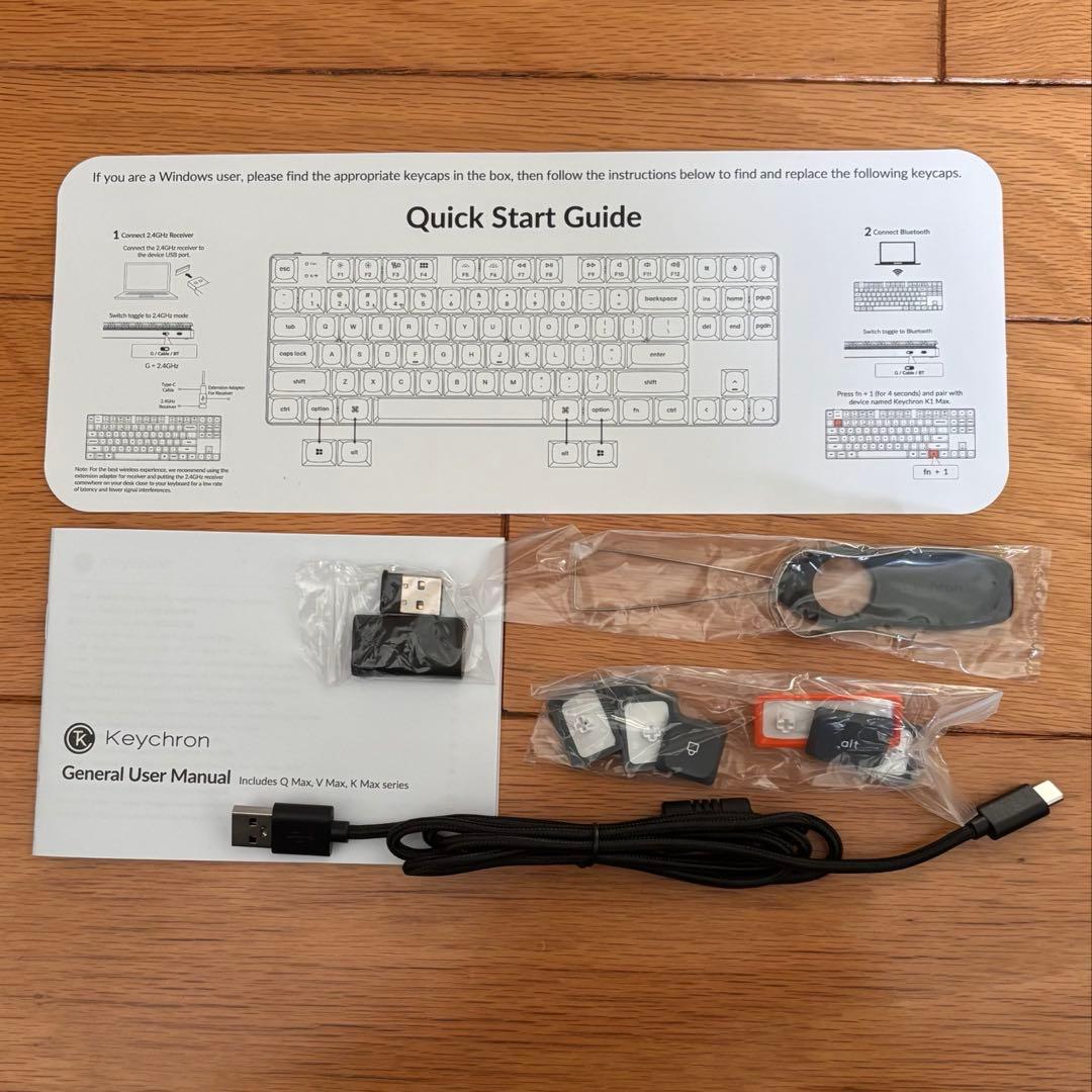 値下、Keychron K1 MAX 茶軸