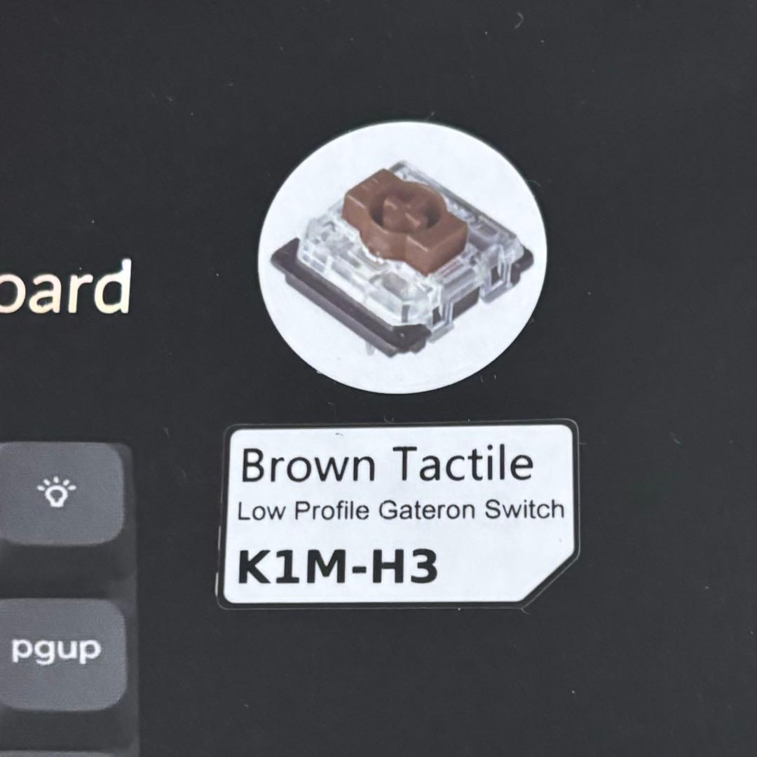 値下、Keychron K1 MAX 茶軸