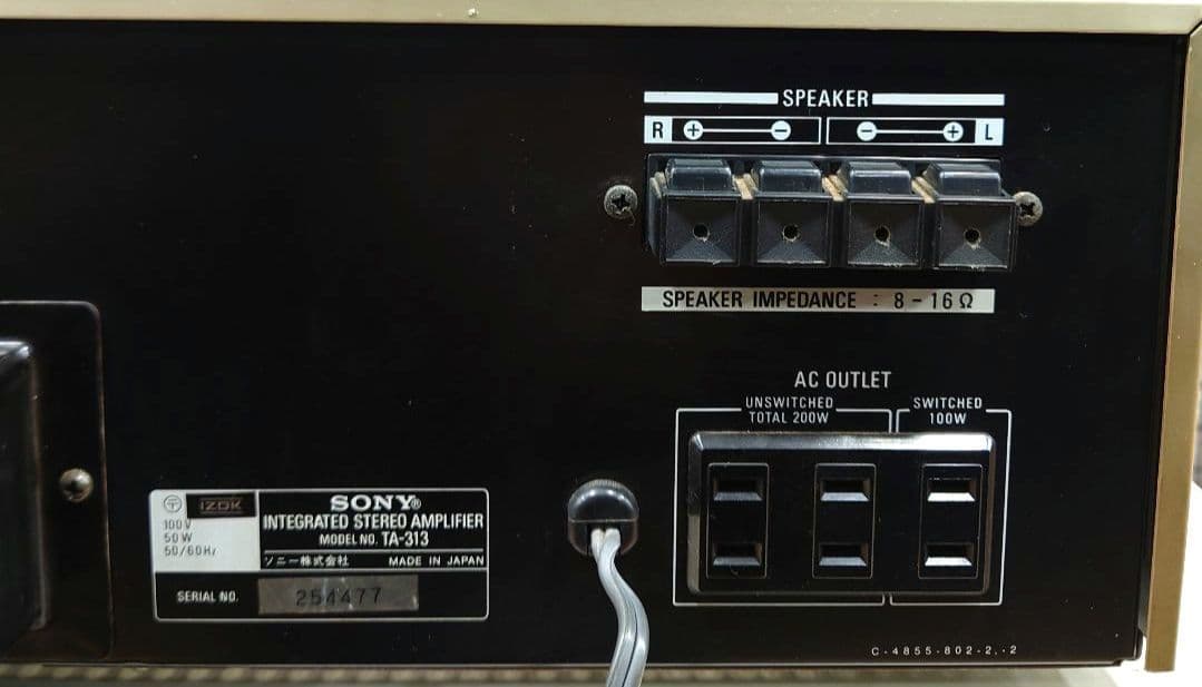 【希少】SONY　TA-313 プリメインアンプ