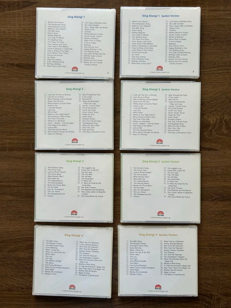 【美品】DWE　Sing Along シングアロング　絵本 CD ディズニー英語