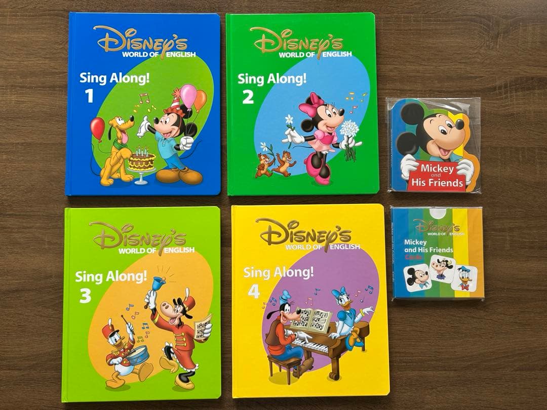 【美品】DWE　Sing Along シングアロング　絵本 CD ディズニー英語