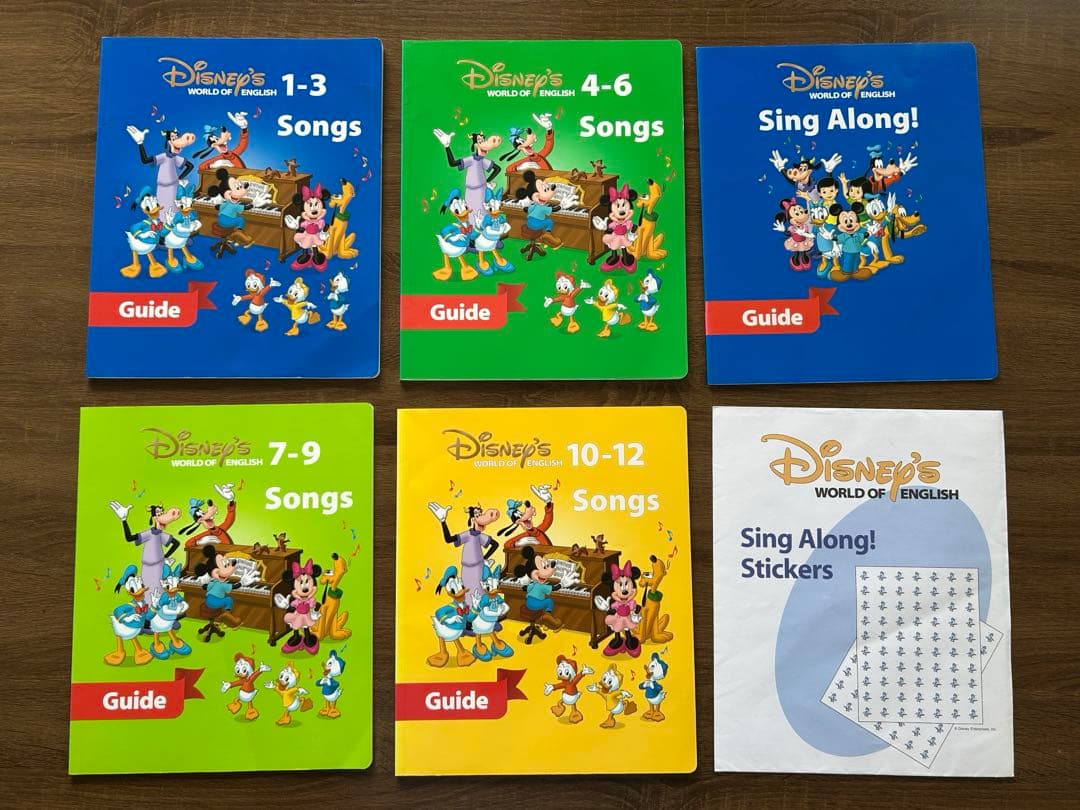 【美品】DWE　Sing Along シングアロング　絵本 CD ディズニー英語