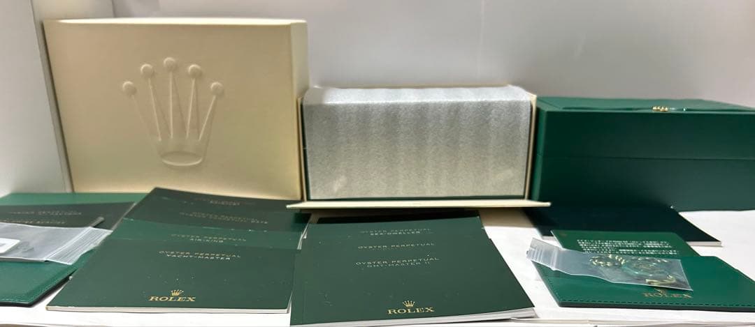 ロレックス純正デイトナ・デイトジャストMサイズ BOX 2箱 付属品 計32点