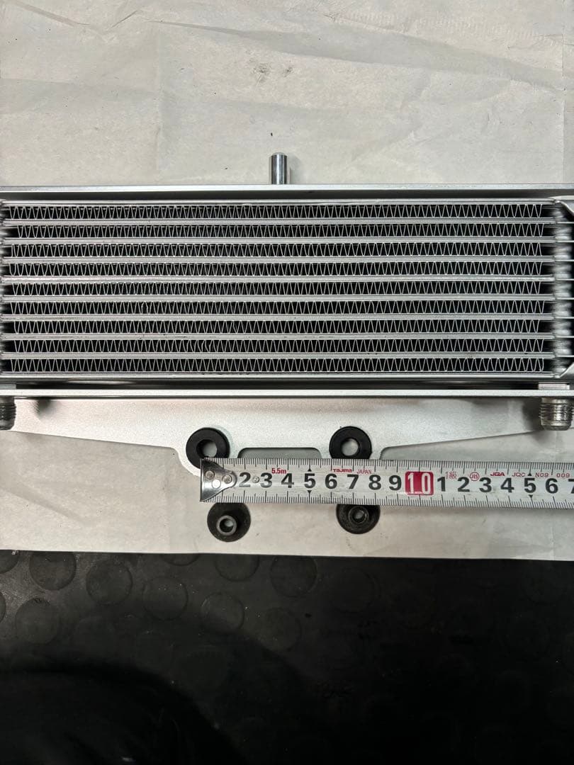 Active オイルクーラー9段 メッシュホース フィッティング XJR400