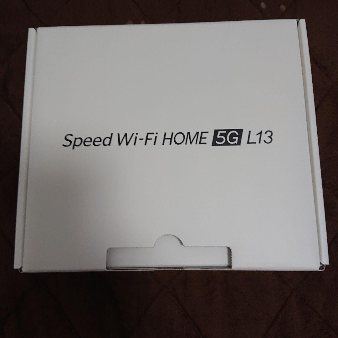 未使用 Speed Wi-Fi  5G L13