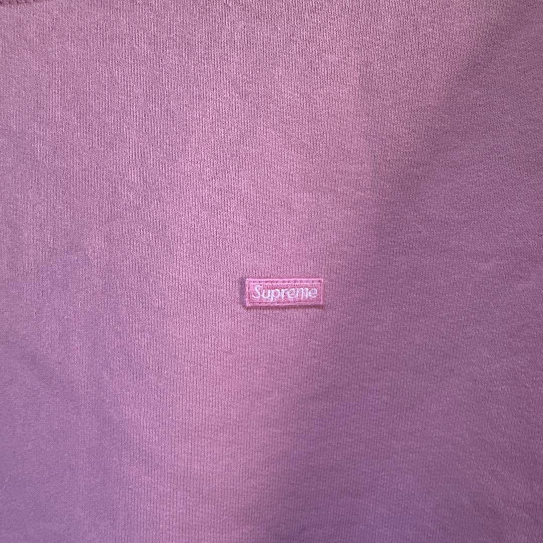 Supreme small box logo crewneck ピンク　M