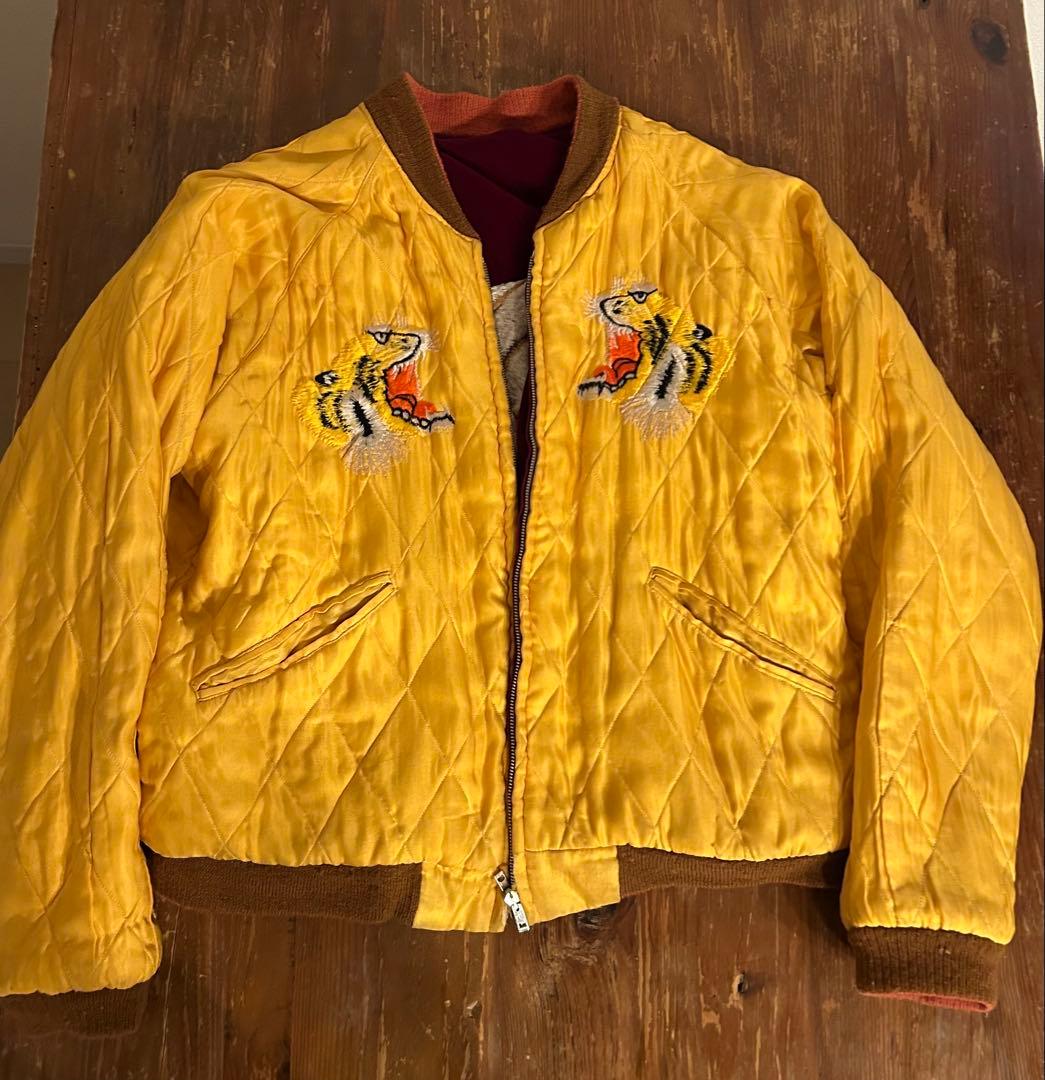 港商　ブルドッグ　スカジャン　サイズM ビンテージ復刻　テーラー東洋