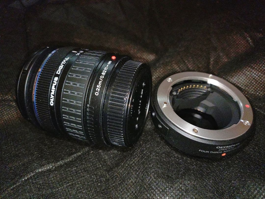 ZUIKO DIGITAL 14-42mm + レンズアダプターMMF-2