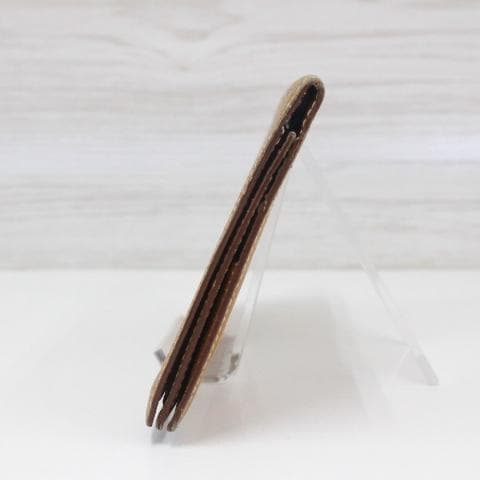 ◇HERMES 長財布 長札入れ 小銭入れ無し ブラウン