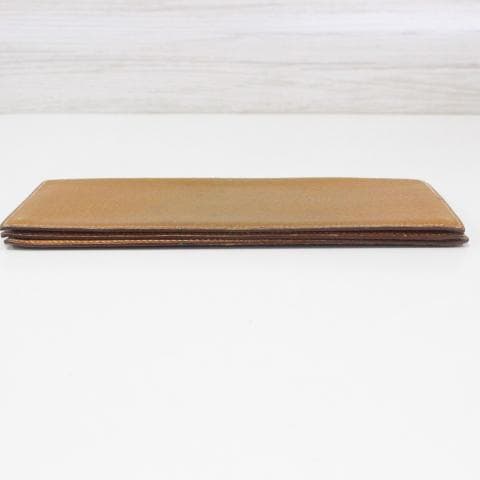 ◇HERMES 長財布 長札入れ 小銭入れ無し ブラウン