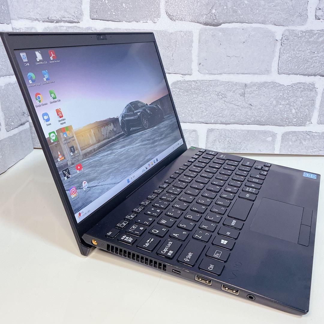 軽量 薄型 VAIO SSD 初期設定済 Windows11 ノートパソコン