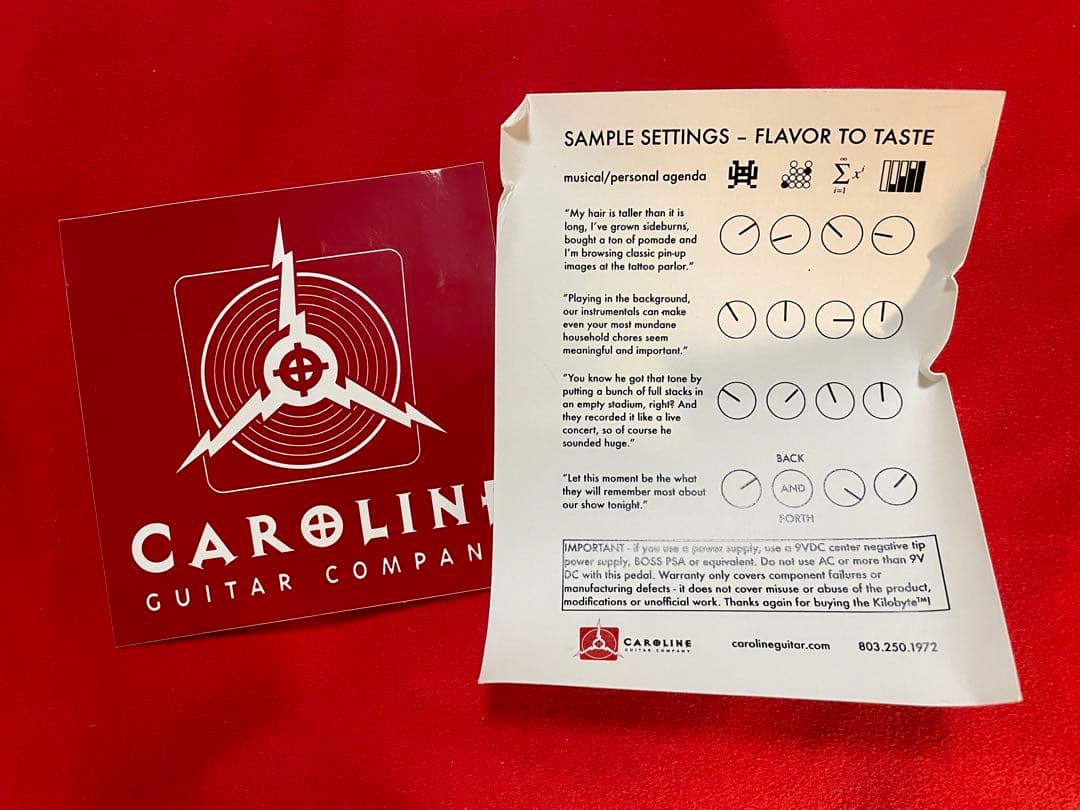 ギター Caroline Guitar Company KILOBYTE