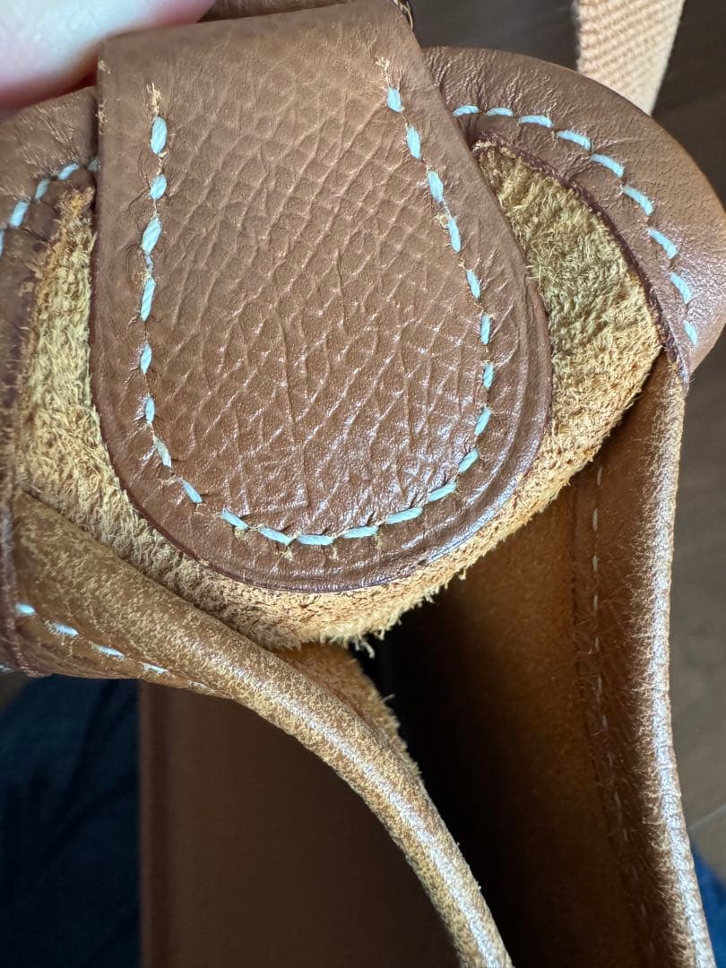 エルメス　ヴェスパ　ゴールド✖️ゴールド金具　斜めがけショルダー