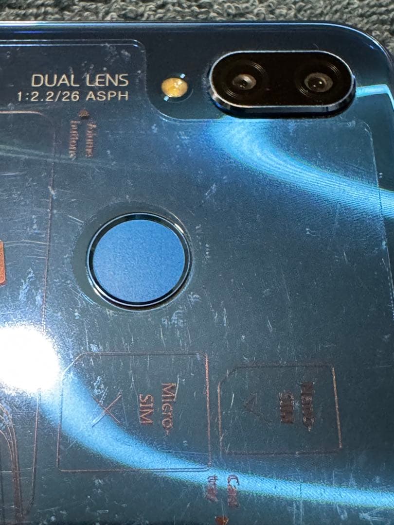 HUAWEI P20 lite デュアルレンズ スマートフォン 本体