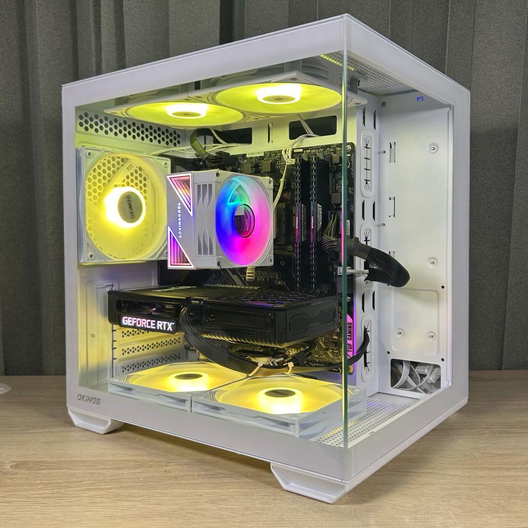 高性能 白 ゲーミングPC RTX3060 Windows11 ワイルズ快適