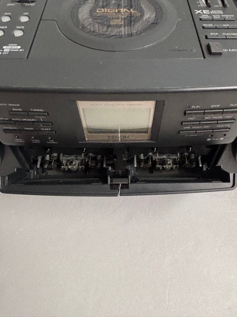 美品 DENON ダブルカセットデッキ コンパクトディスク・型名 H−18