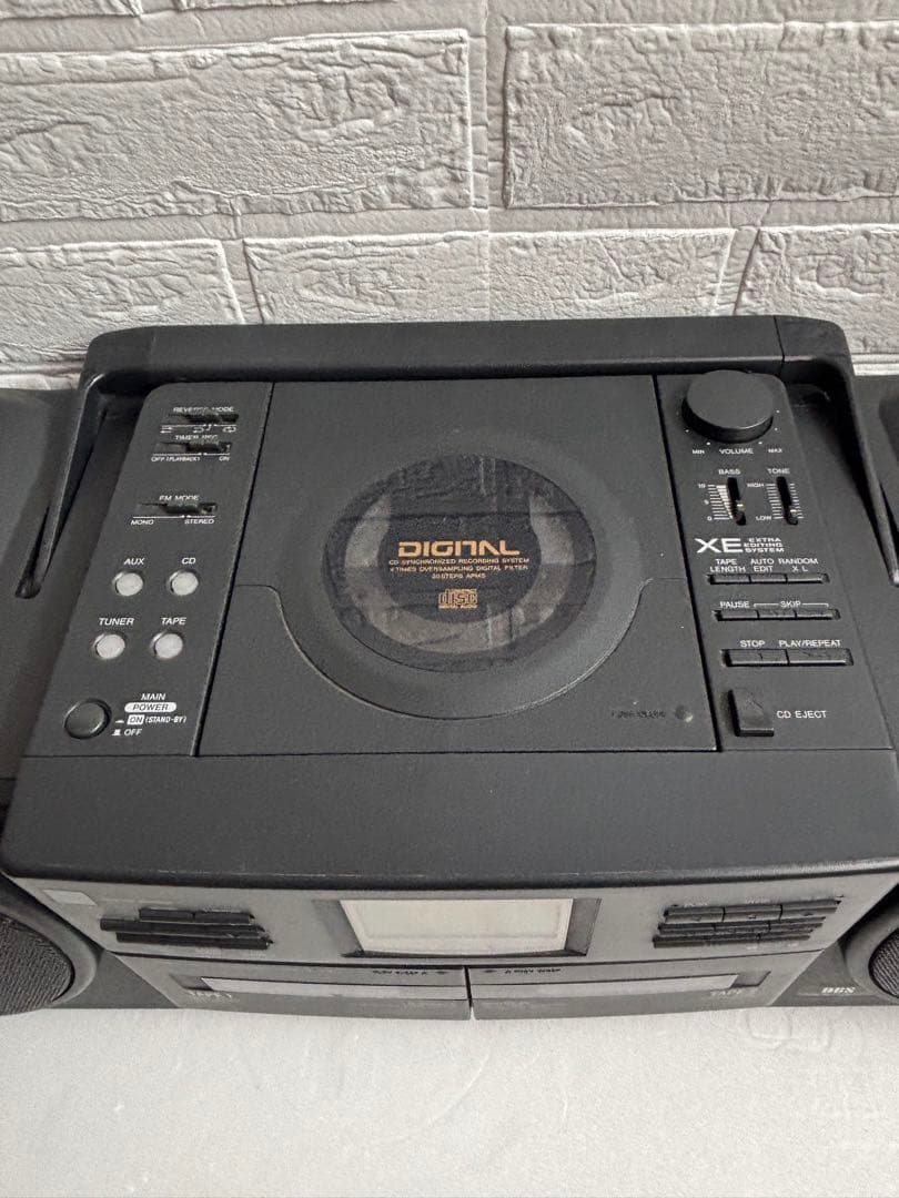 美品 DENON ダブルカセットデッキ コンパクトディスク・型名 H−18