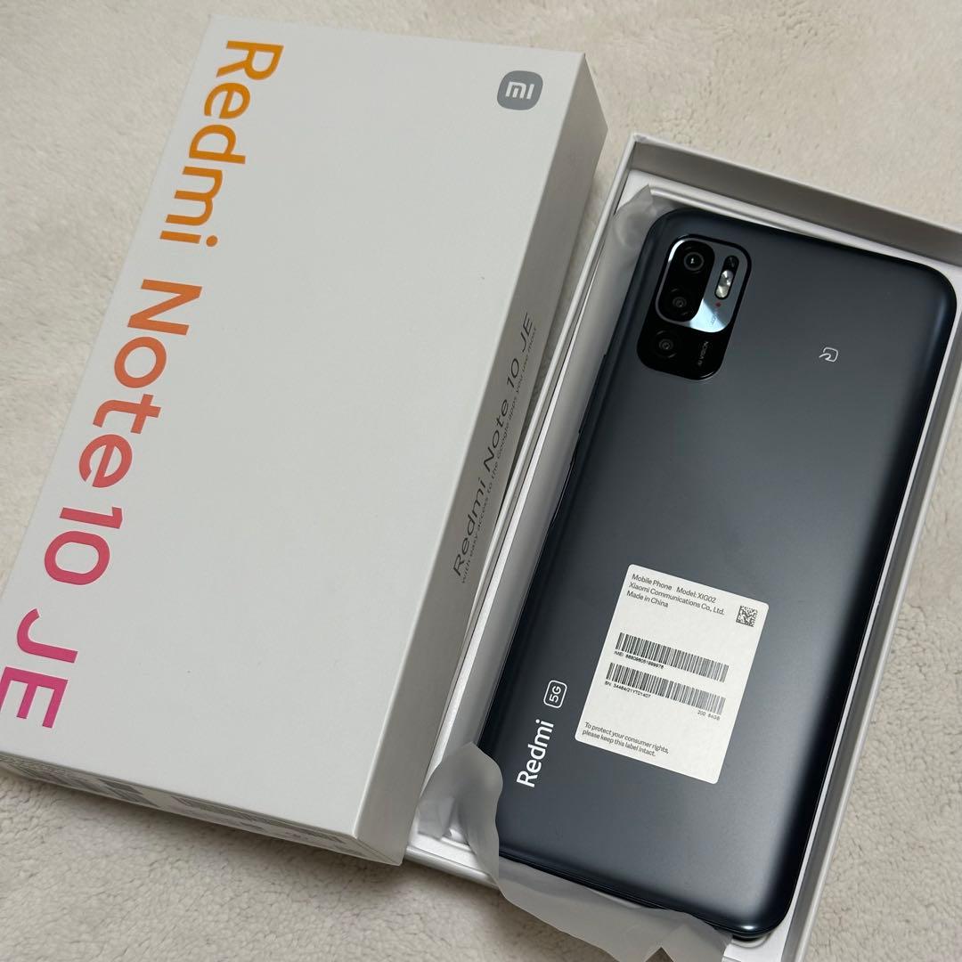 【新品】Xiaomi Redmi Note 10 グレー 箱付き