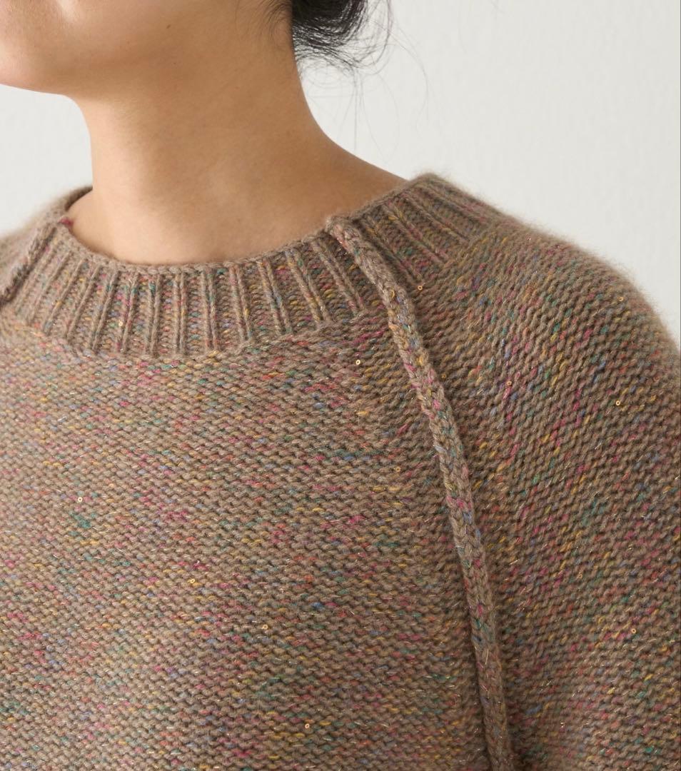 【新品タグ付き】ビアズリー BEARDSLEY カラフルローゲージニット