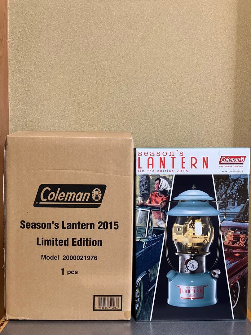廃盤　希少品　新品未使用　シーズンズランタン2015 Colemanコールマン
