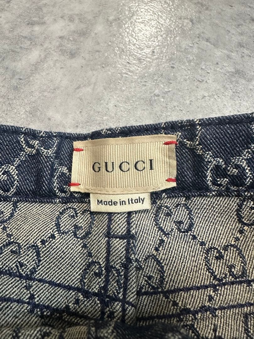 GUCCIデニムパンツ　（子供服）Bearcat