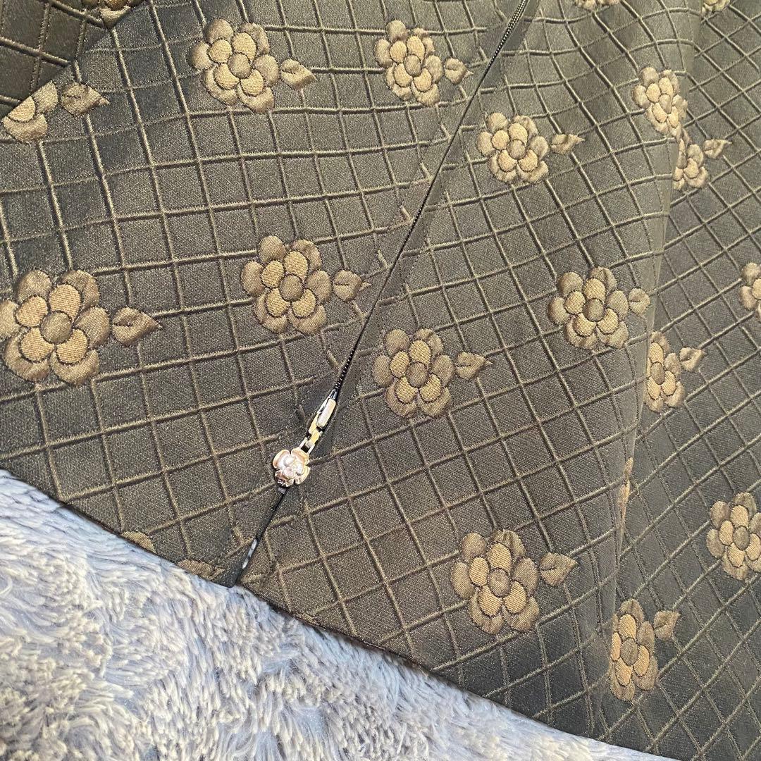 エムズグレイシー キルティング カメリア ダブルジップ ジャンパースカート40