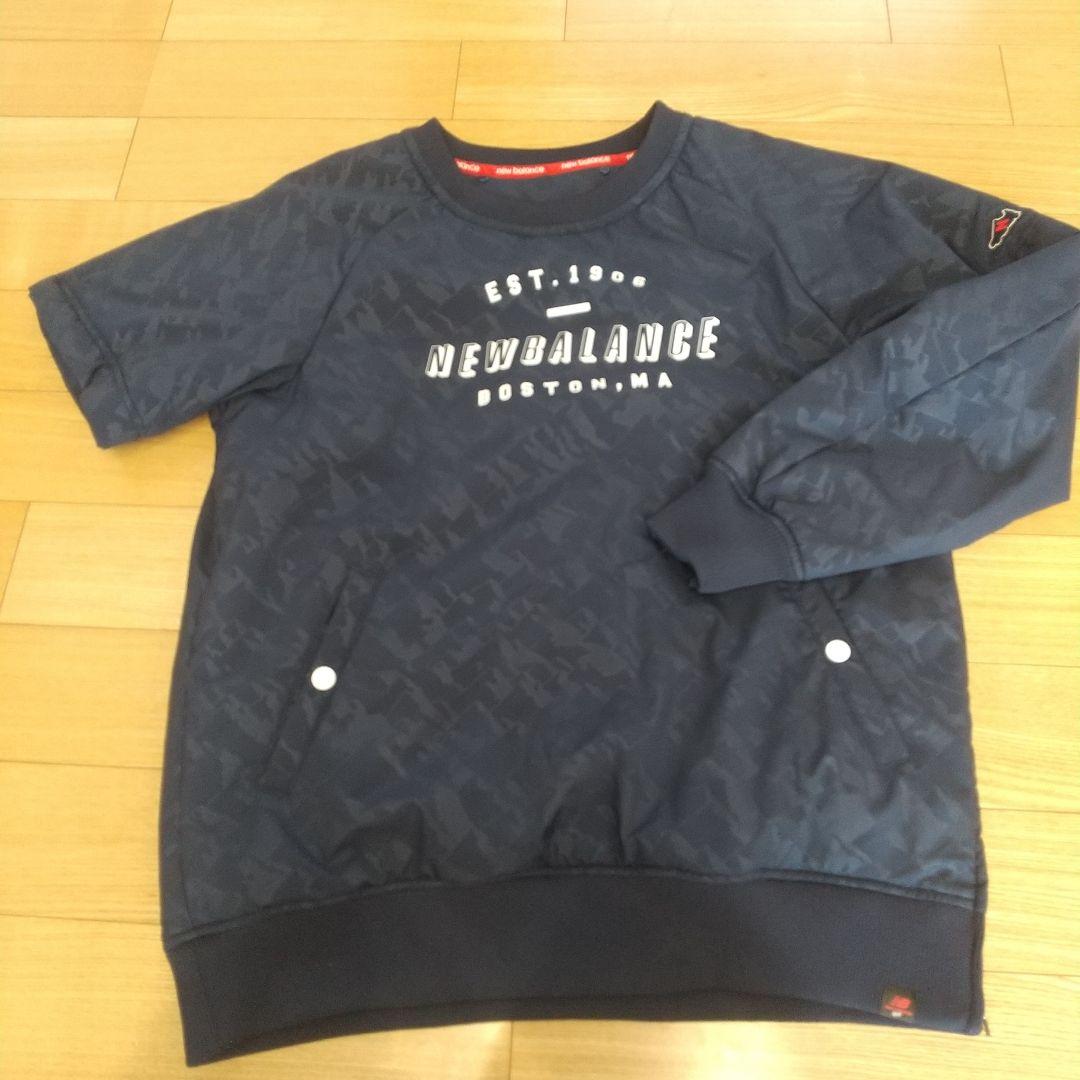 【美品】NEW BALANCE GOLF 迷彩柄ジャケット ネイビー