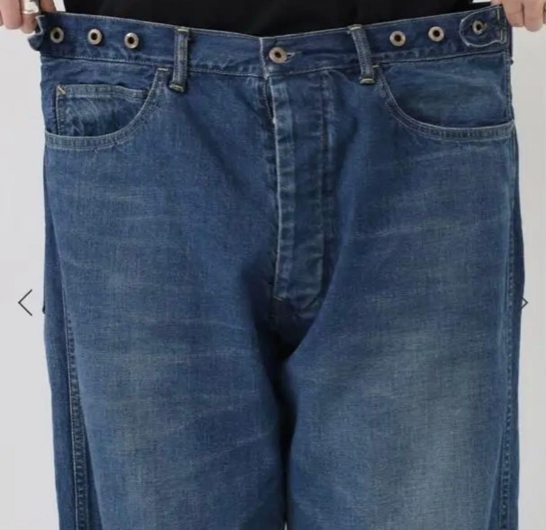 【chimala】 DENIM WAIST ADJUSTABLE PANTS