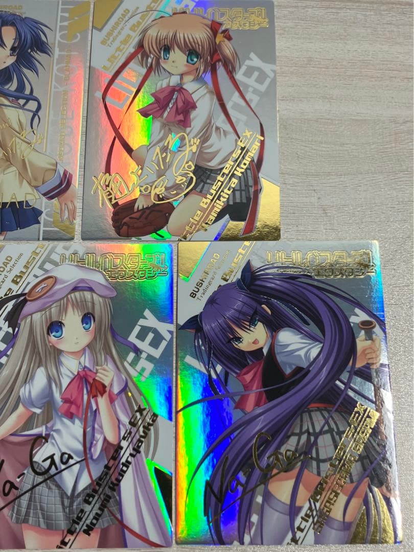 リトルバスターズ　能美クドリャフカ　Na-Ga　SSP箔押しサイン