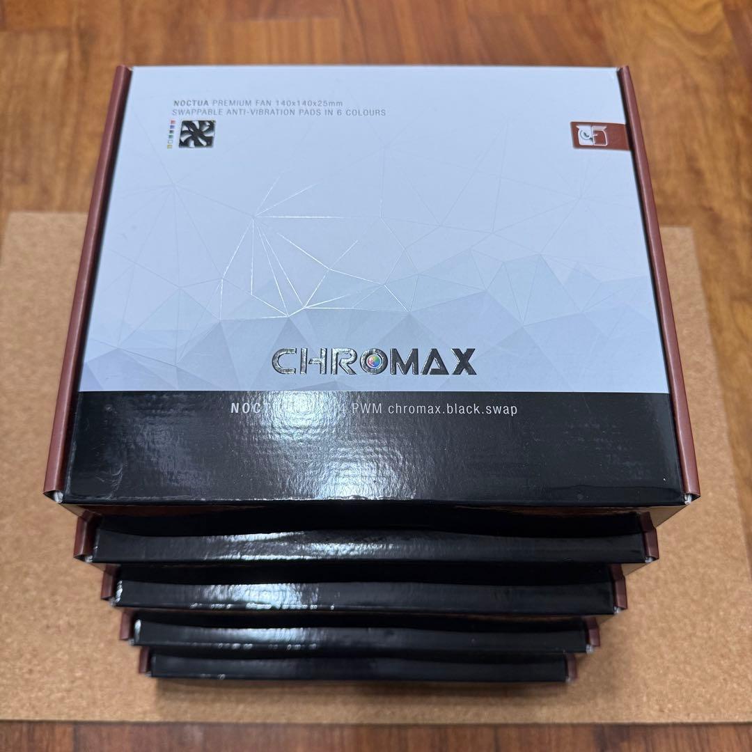 Noctua NF-A14 PWM chromax.black.swap x5個