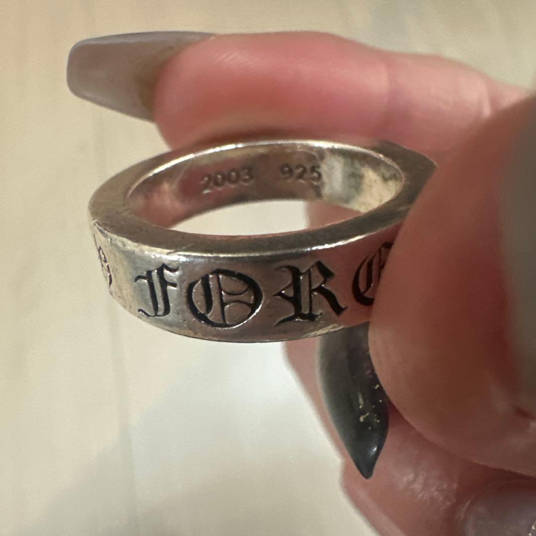 【2月8日まで値下げ、正規品】 CHROME HEARTS スペーサーリング