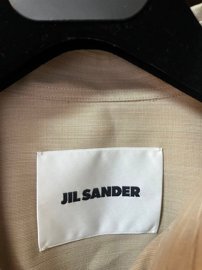 jil sander ウールオーバーシャツ　カシミヤ混　ベージュ