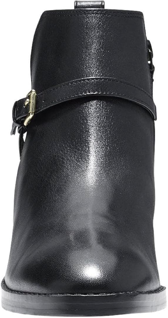 【極美品】COLE HAAN レザー ショートブーツ 23cm 黒 箱付　秋冬