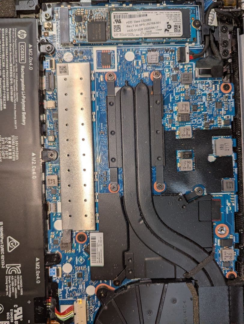 HP ZBook14G8 512 16 offi24Pro Battery交換