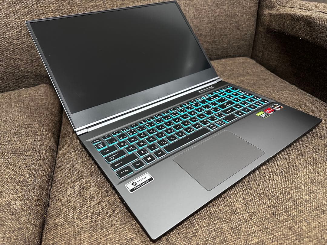 ゲーミングノート　Galleria GTX 1650Ti 120Hz