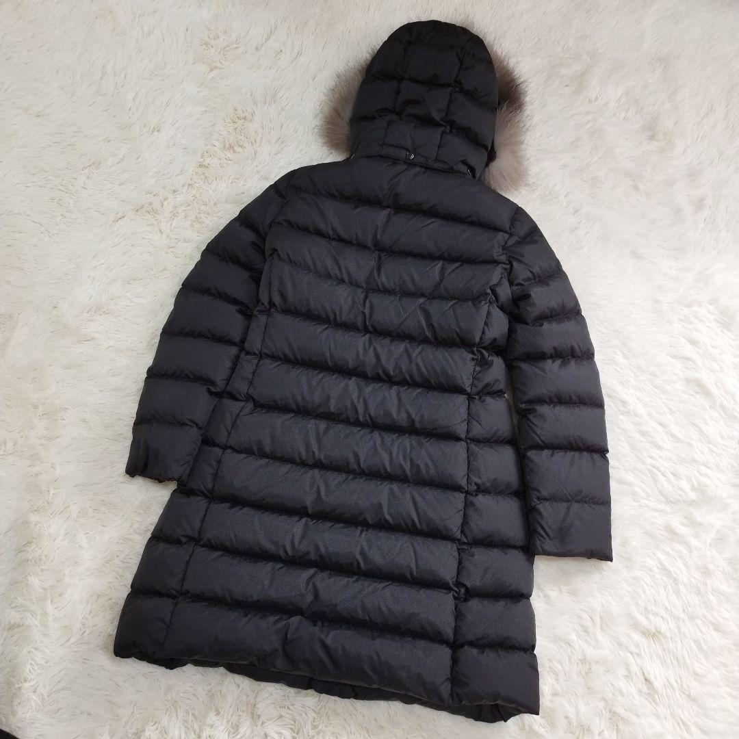 18061✨MONCLER ABELLE ロングダウンジャケット ブラック