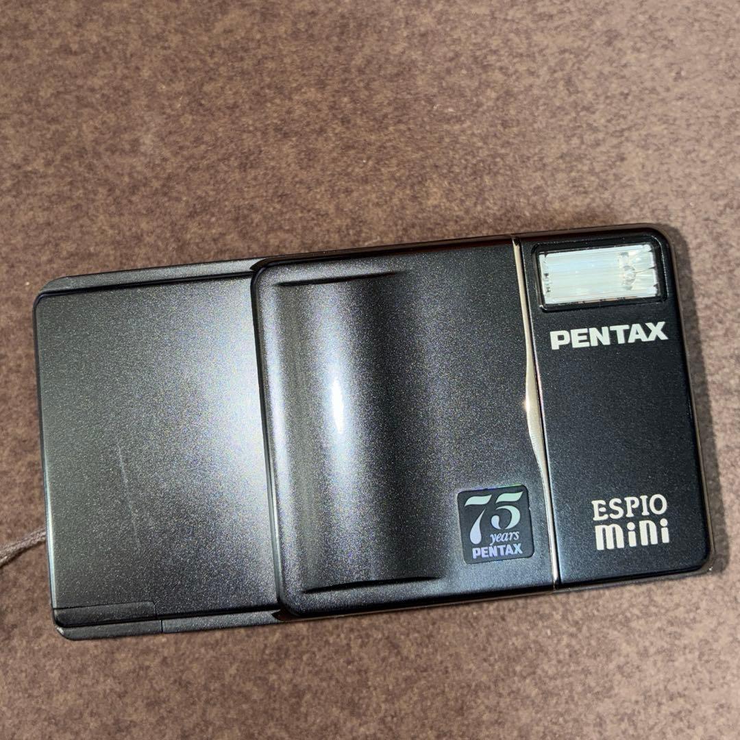 【完動品】PENTAX ESPIO mini 75周年 極美品　フィルムカメラ