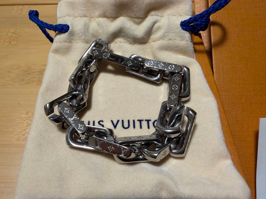 LOUIS VUITTON ブレスレット・チェーン　モノグラム　サイズL