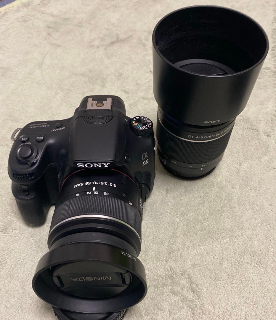 値下げ シャッター回数1197回 SONY α58 SLT-A58Wズームセット