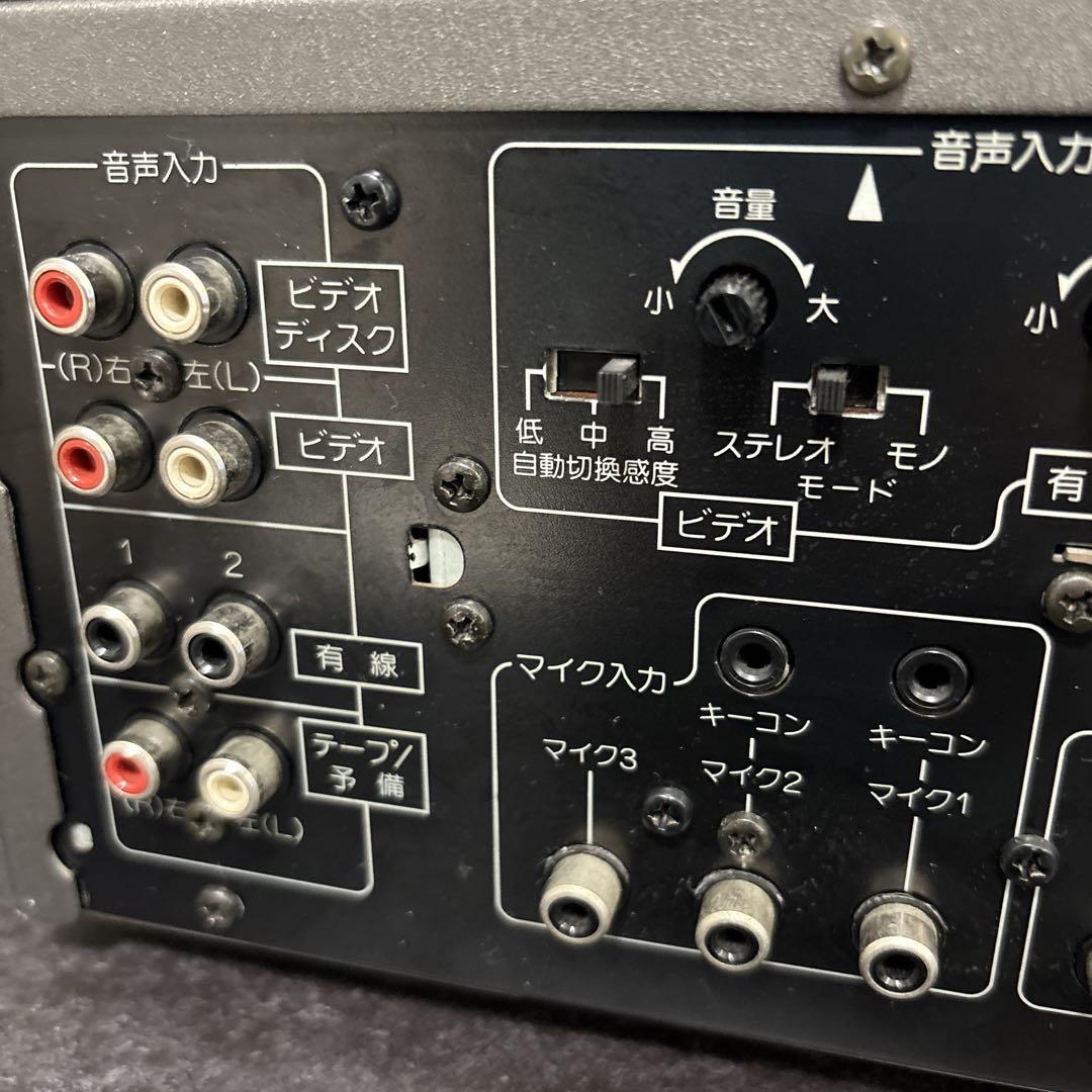 極美品 【メンテ/内部清掃済】 パイオニア SA-V21Ⅱ カラオケアンプ