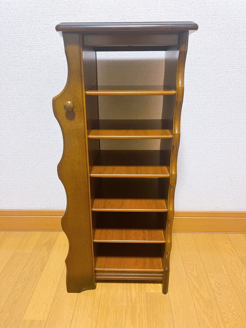 【美品】カリモク karimoku 6段 スリッパラック チェスト 下足箱 木製
