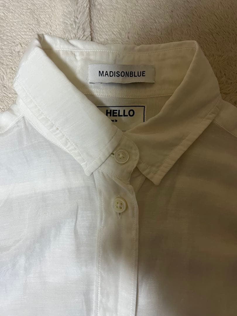 美品　マディソンブルー　マダムシャツ　早い者勝ち！