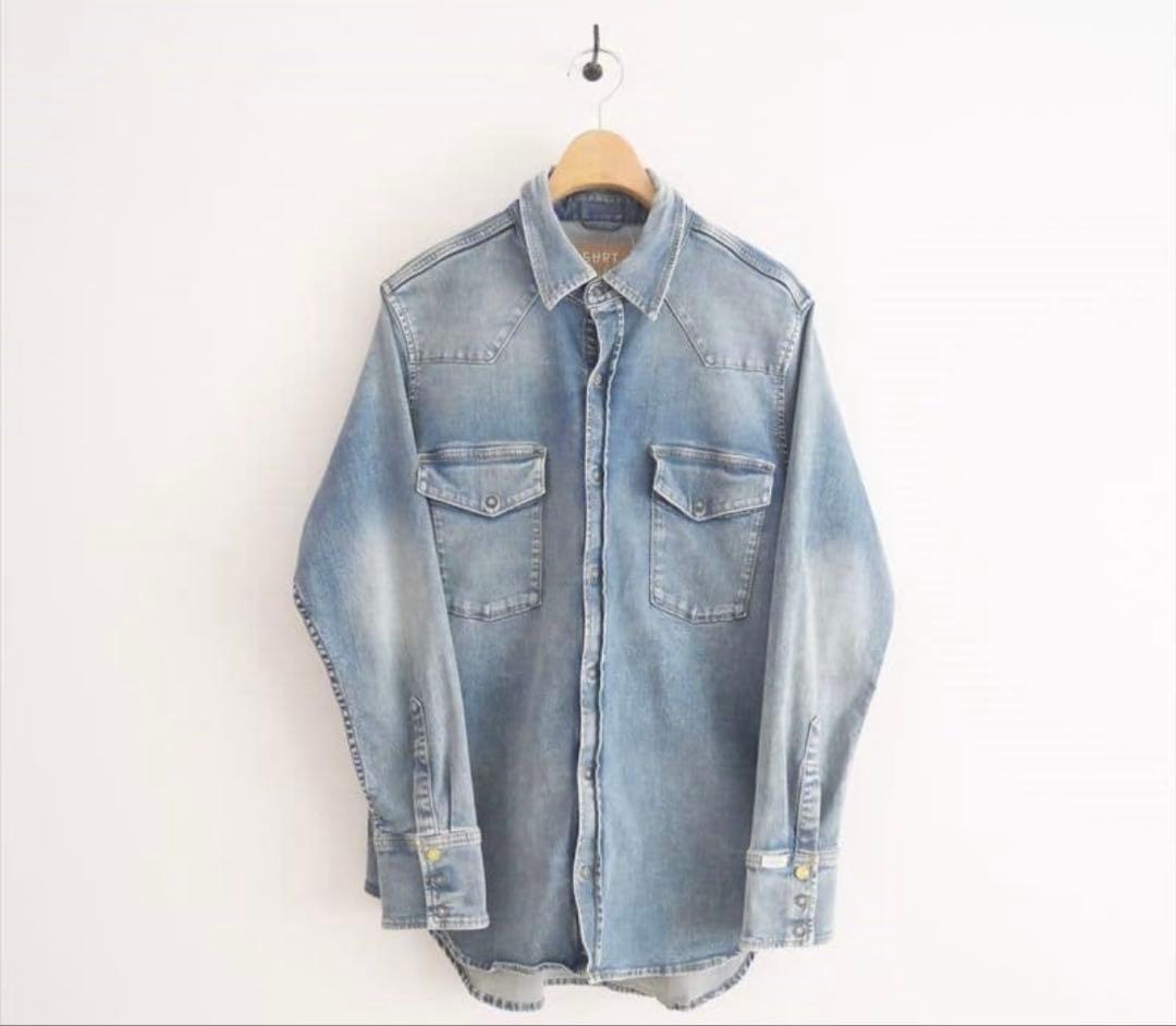 MUSE de Deuxieme Classe サートデニムシャツニコチャン