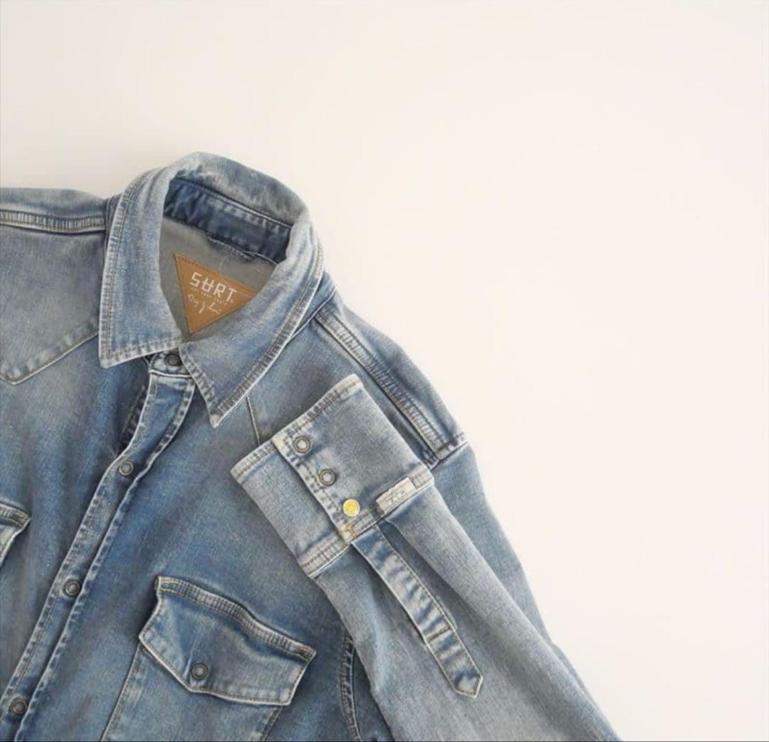 MUSE de Deuxieme Classe サートデニムシャツニコチャン