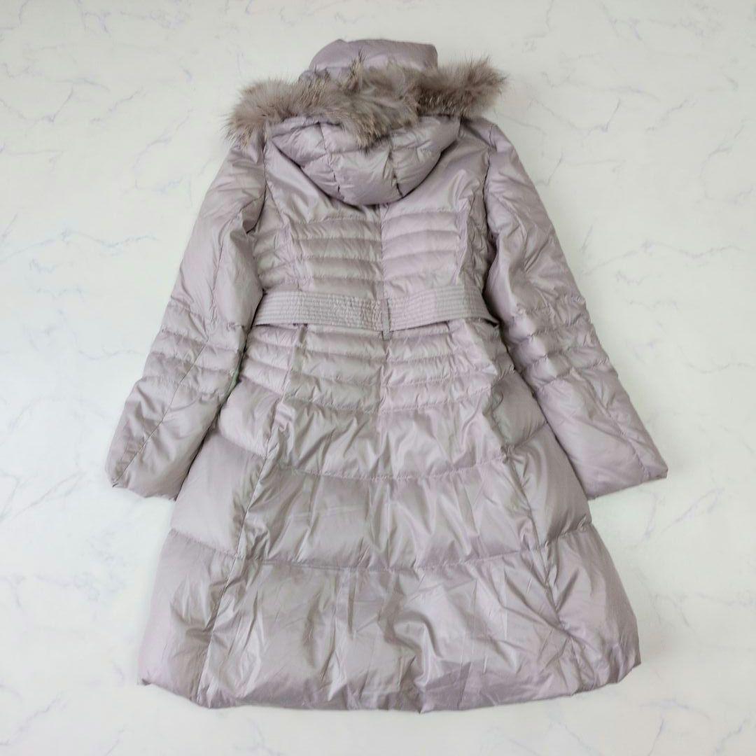 【新品】PINORE ピノーレ ダウンジャケット ロング ファー 3way 38