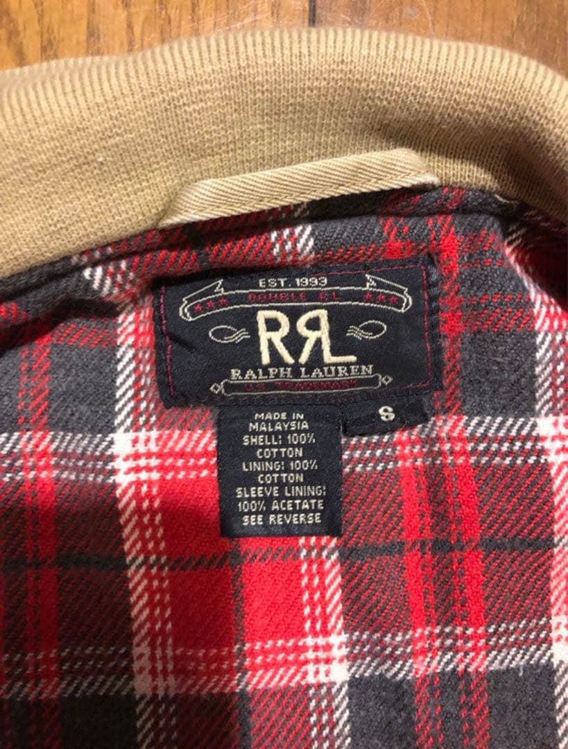 RRL DOUBLE RLダブルアールエル 黄金期 三つ星 タンカースジャケット