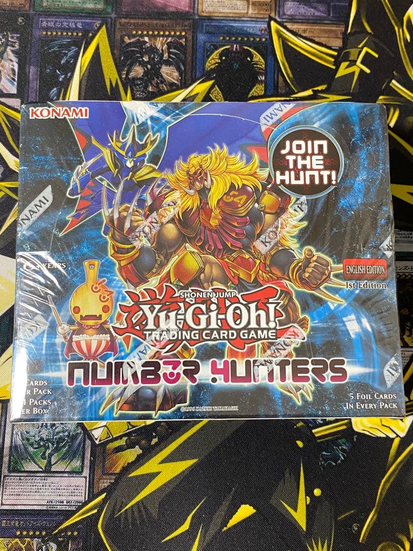 遊戯王 英語版 ナンバーハンターズ 未開封 1BOX 絶版