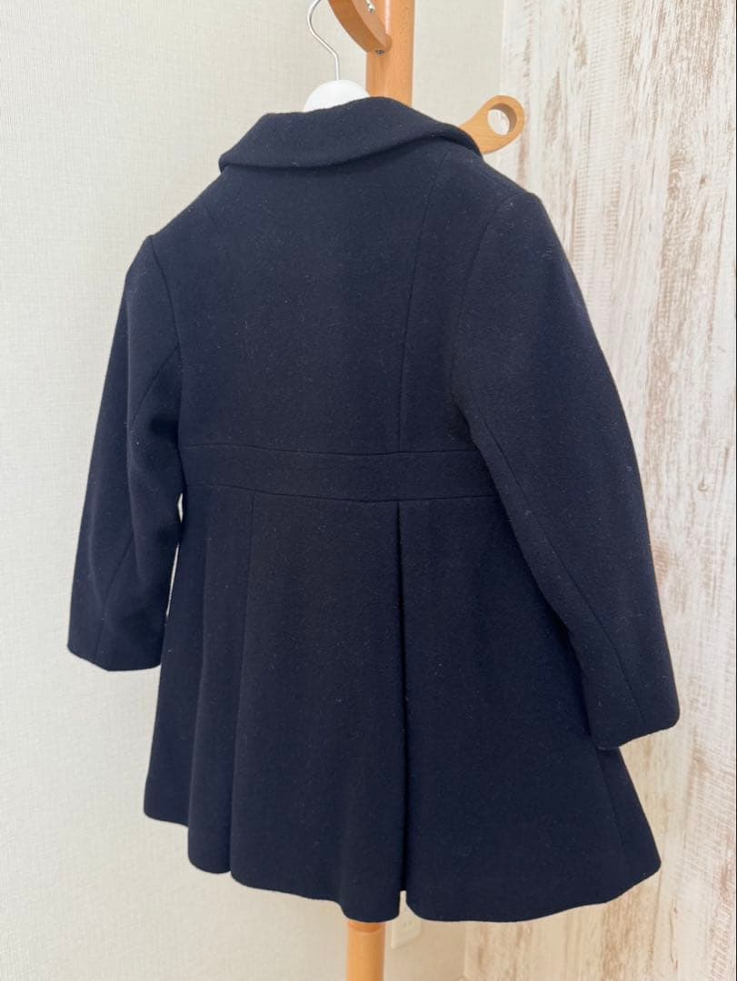 kate spade ネイビーウールコート 130
