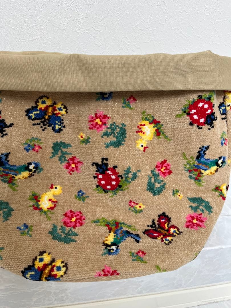 フェイラー　ファブリックバスケット大ベージュ